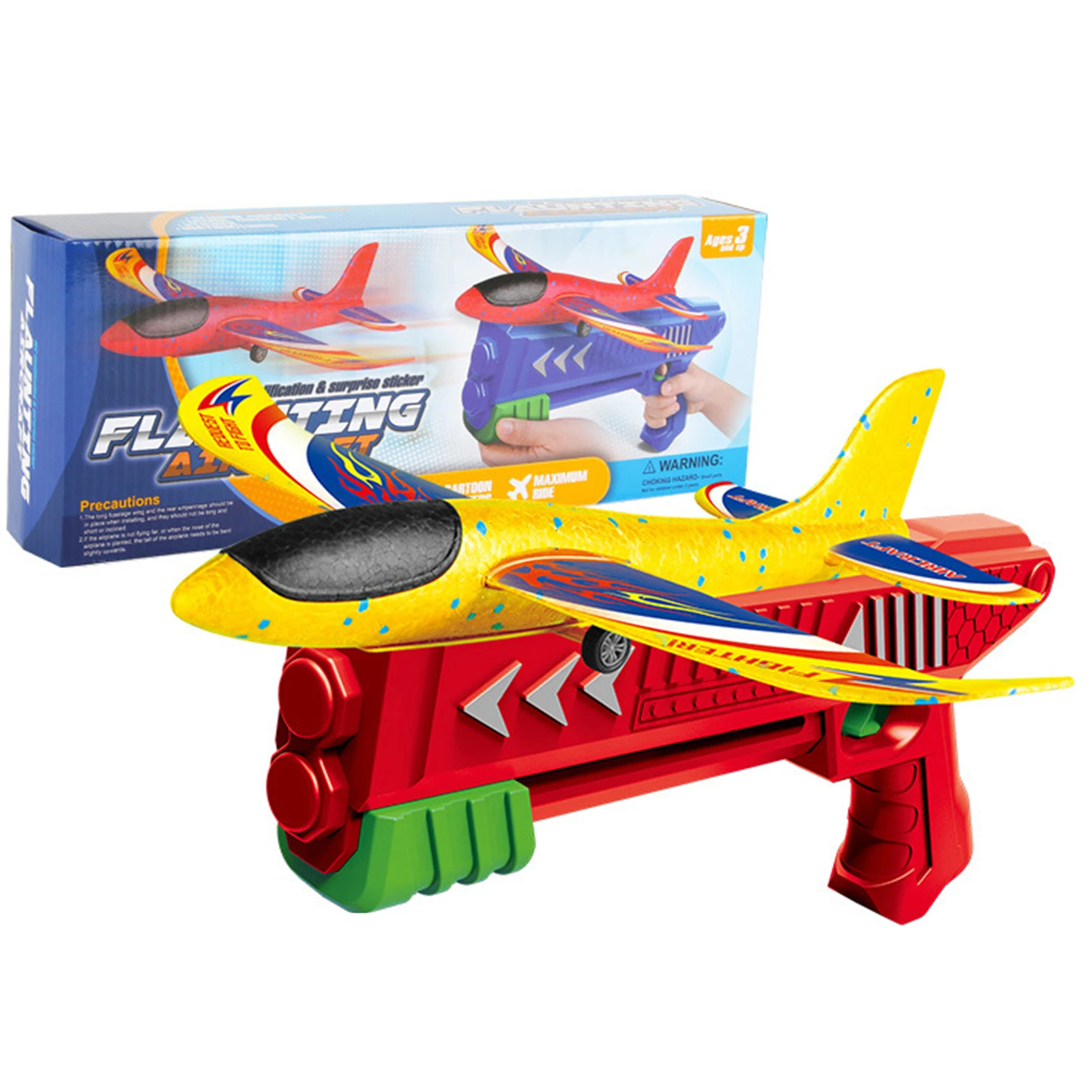 Airplane Toy Foam Throwing Glider Plane With Catapult Machine Flying Gadget Birthday Present Gift For Kids Boys Girls
Airplane Toy Foam Throwing Glider Plane With Catapult Machine Flying Gadget Birthday Present Gift For Kids Boys Girls