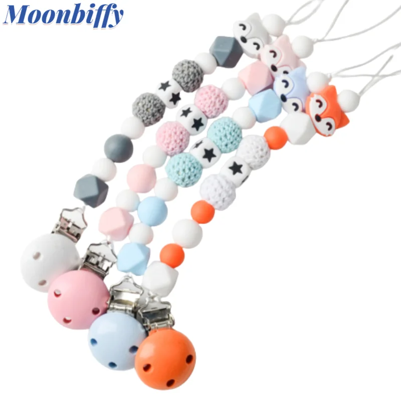 Infant Nipple Teether Toy Chain Fox Baby Pacifier Clips Kids Silicone Beads Pacifier Chains Clips Dummy Holder Nipple Clips Gift
Infant Nipple Teether Toy Chain Fox Baby Pacifier Clips Kids Silicone Beads Pacifier Chains Clips Dummy Holder Nipple Clips Gift