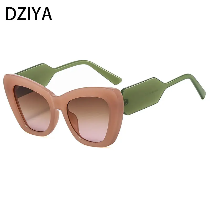 Retro Brand Cat Eye Sunglasses Round Frame Half Frame Ladies Large Frame Gradient Color Uv400 Goggles 60181
Retro Brand Cat Eye Sunglasses Round Frame Half Frame Ladies Large Frame Gradient Color Uv400 Goggles 60181