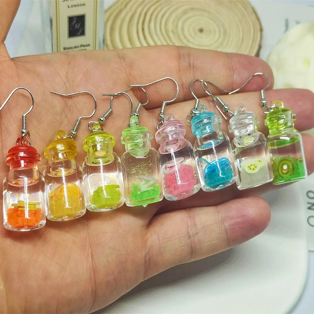 Creative Transparent Glass Bottle Simulated Fruit Night Light Drifting Bottle Star Earrings Female Personality Earrings Gift
Creative Transparent Glass Bottle Simulated Fruit Night Light Drifting Bottle Star Earrings Female Personality Earrings Gift
