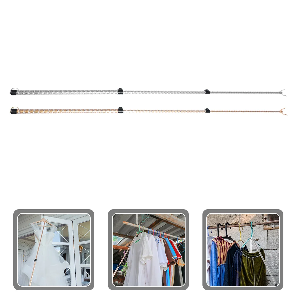 2 Pcs Clothes Retractable Reach Sticks Drying Rod Household Supply Clothing Pole Aluminum Alloy Heavy Duty Telescoping
2 Pcs Clothes Retractable Reach Sticks Drying Rod Household Supply Clothing Pole Aluminum Alloy Heavy Duty Telescoping