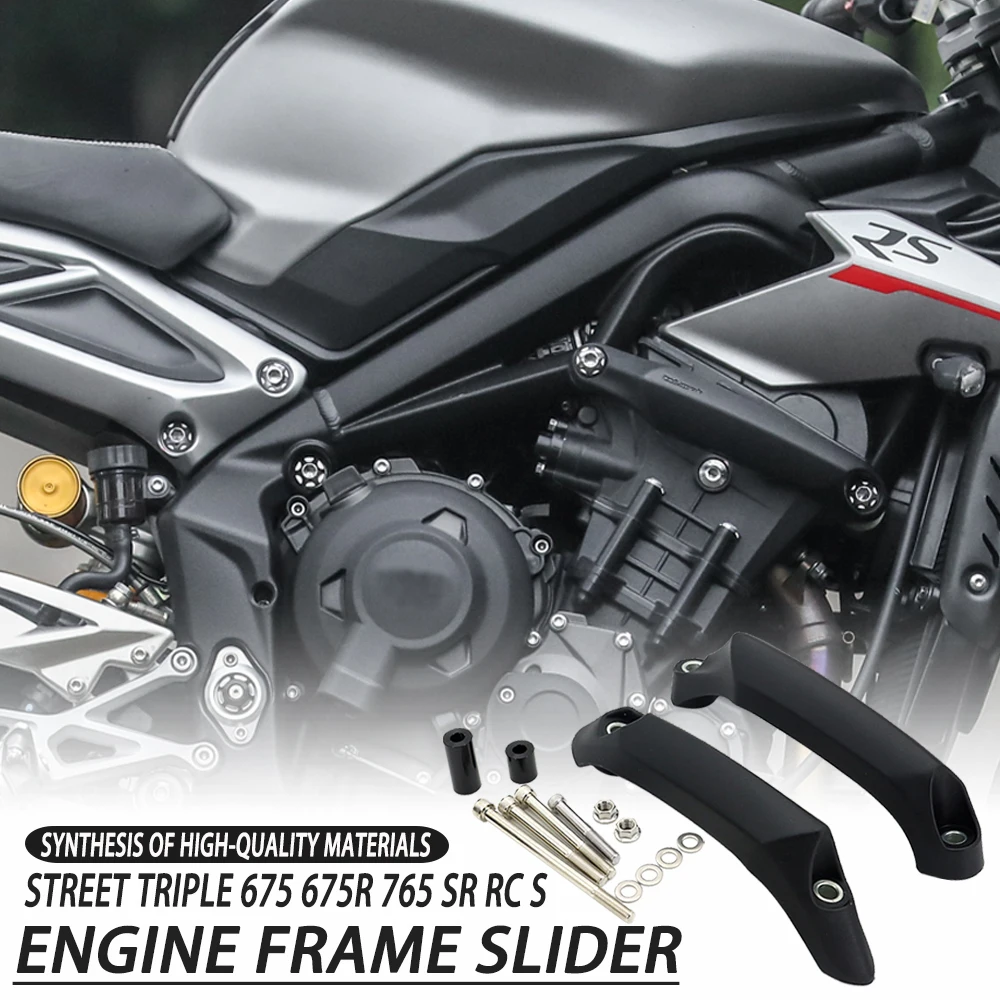 Motorcycle Accessories Frame Sliders Crash Protector Falling Protection For Street Triple 675R 675 R 765RS 765R 765S 765 R S RS
Motorcycle Accessories Frame Sliders Crash Protector Falling Protection For Street Triple 675R 675 R 765RS 765R 765S 765 R S RS