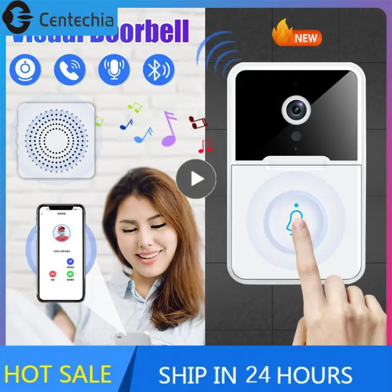 Wireless Two-way Intercom Video Camera Alkaline Battery Wireless Video Doorbell Real-time Monitoring Ir Night Vision Smart Home
Wireless Two-way Intercom Video Camera Alkaline Battery Wireless Video Doorbell Real-time Monitoring Ir Night Vision Smart Home