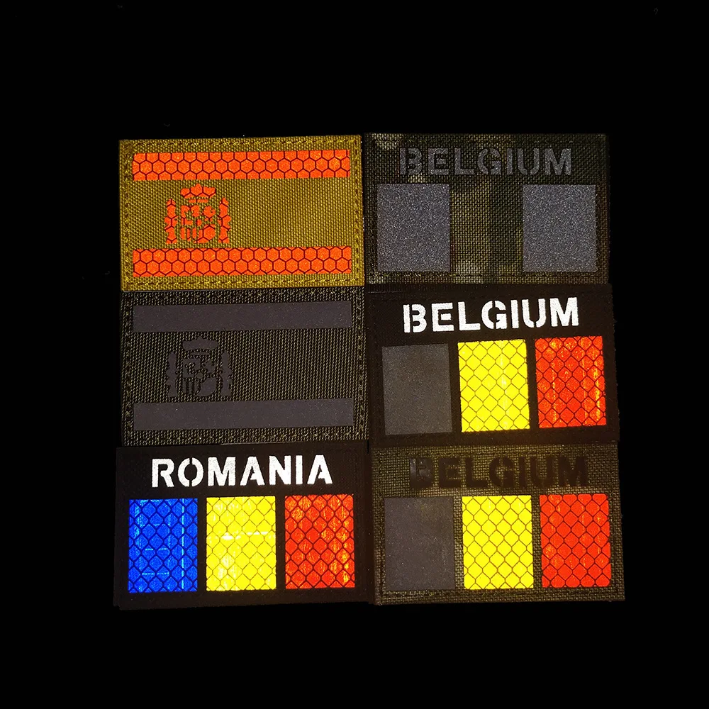 Multicam Belgium Flag Embroidery Hook Patches Belgium Multicam Infrared IR Stripe Stickers Emblem Appliques Embroidered Badge 
Multicam Belgium Flag Embroidery Hook Patches Belgium Multicam Infrared IR Stripe Stickers Emblem Appliques Embroidered Badge