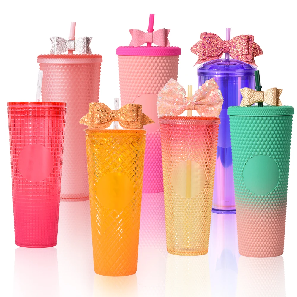 710ml Double Wall Plastic Studded Tumbler Diamond Unicorn Matte Ombre Cold Water Coffee Mug Durian Cup with Straw No Logo
710ml Double Wall Plastic Studded Tumbler Diamond Unicorn Matte Ombre Cold Water Coffee Mug Durian Cup with Straw No Logo