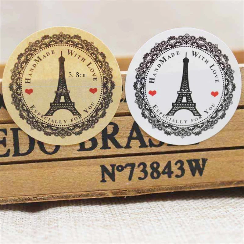 500pcs/lot Tower 2 Color Design Handmade With Love Creative Decorative Seal Sticker Gift Sticker Wholesale
500pcs/lot Tower 2 Color Design Handmade With Love Creative Decorative Seal Sticker Gift Sticker Wholesale