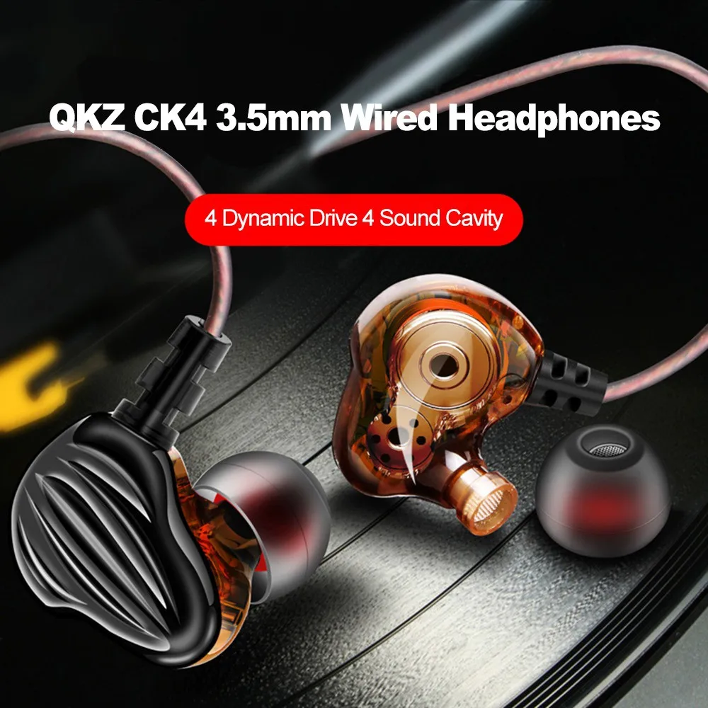 QKZ CK4 In Ear Earphone Quad-core 2DD HIFI Subwoofer Mobile Phone Computer Music Headphones With Microphone
QKZ CK4 In Ear Earphone Quad-core 2DD HIFI Subwoofer Mobile Phone Computer Music Headphones With Microphone