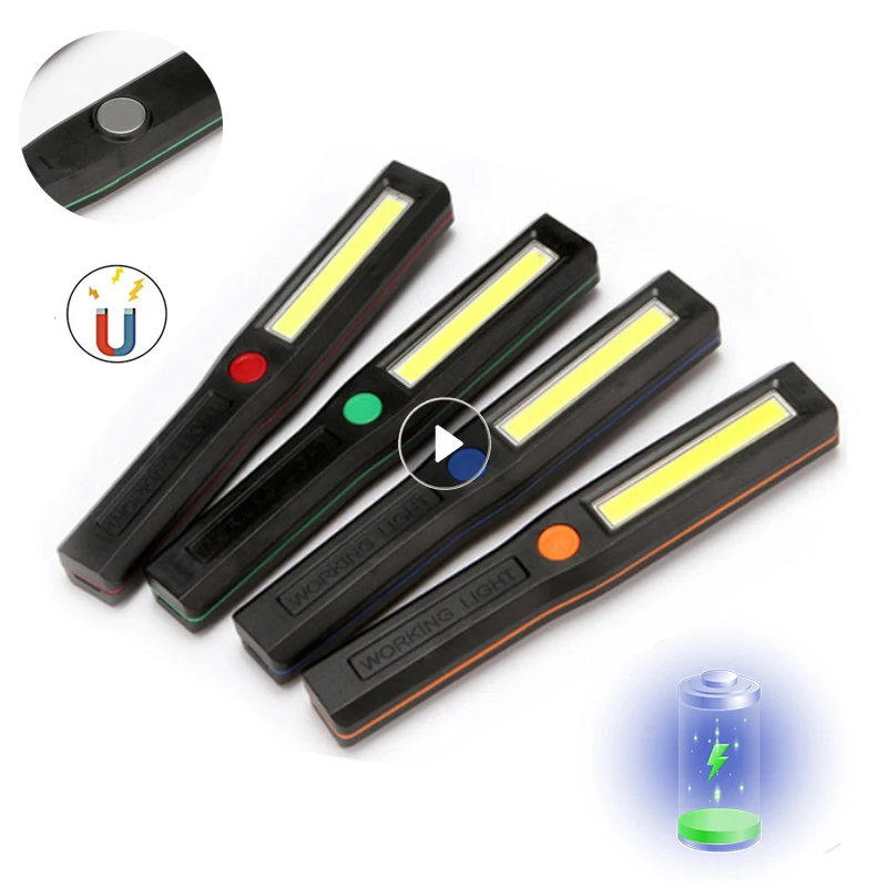 Super Bright COB LED Flashlights Magnetic Work Lights Car Repair Overhaul Lights Portable Outdoor Camping Torch Light Lantern
Super Bright COB LED Flashlights Magnetic Work Lights Car Repair Overhaul Lights Portable Outdoor Camping Torch Light Lantern