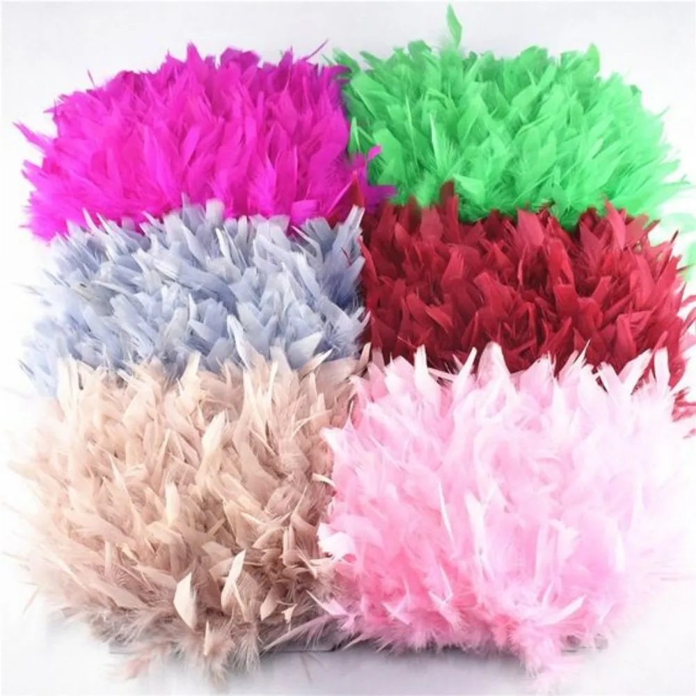 2M Fluffy Turkey Feathers Fringe Trim 4-6inch Skirt Dress Trims Ribbon Accessories DIY Crafts Plumes Wedding Party Stage Decor
2M Fluffy Turkey Feathers Fringe Trim 4-6inch Skirt Dress Trims Ribbon Accessories DIY Crafts Plumes Wedding Party Stage Decor