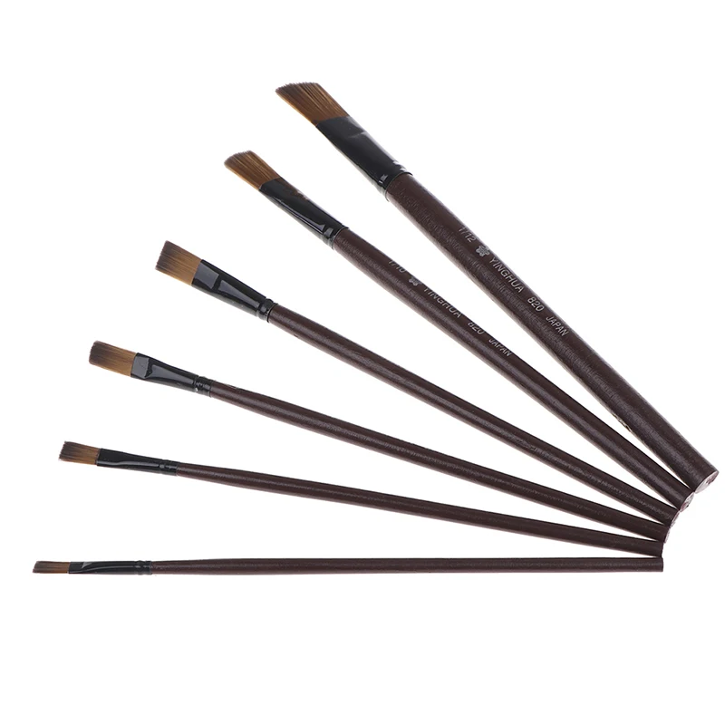 6pcs/set Nylon Oil Paint Brush Artist Paint Brush Round Painting Brush For Watercolor,Oil,Acrylic Brush Pen Art Supplies
6pcs/set Nylon Oil Paint Brush Artist Paint Brush Round Painting Brush For Watercolor,Oil,Acrylic Brush Pen Art Supplies