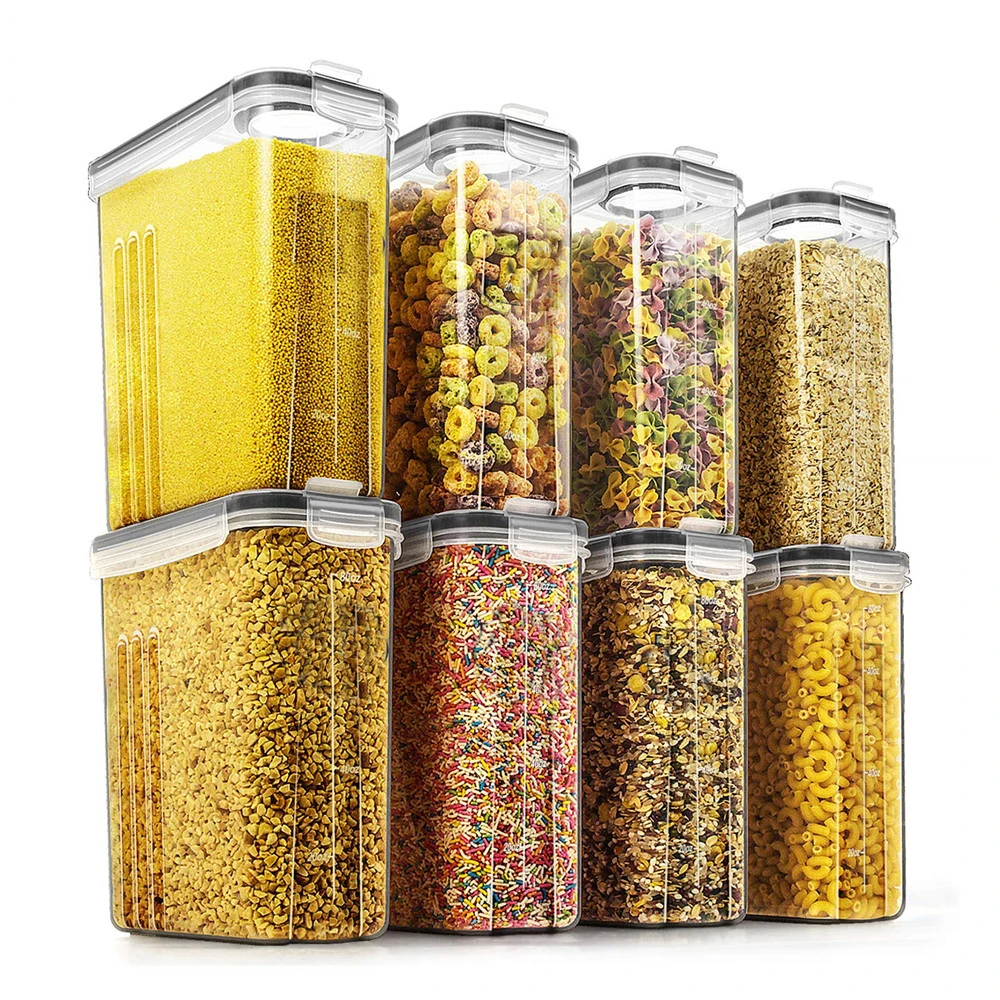 2.5L Large Capacity Transparent Cereal Grain Tank Storage Box Grain Sealed Tank Container Kitchen Accessories Organizer
2.5L Large Capacity Transparent Cereal Grain Tank Storage Box Grain Sealed Tank Container Kitchen Accessories Organizer