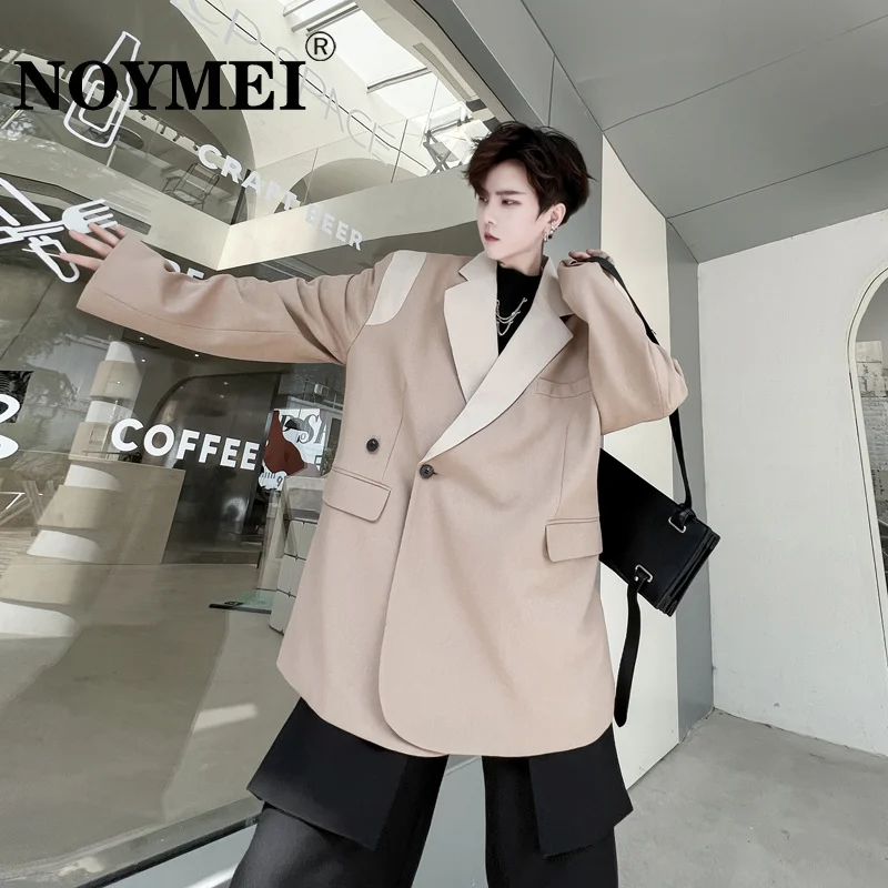 NOYMEI Blazer Fashion 2023 New Autumn Double Row Single Button Solid Color Split Men's Suit Coat Temperament Trendy WA917
NOYMEI Blazer Fashion 2023 New Autumn Double Row Single Button Solid Color Split Men's Suit Coat Temperament Trendy WA917