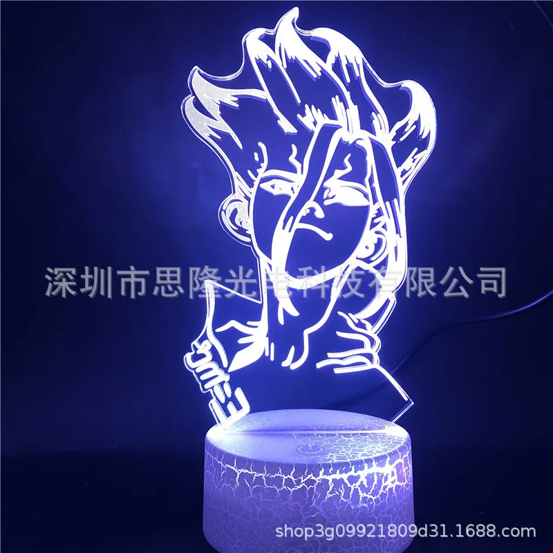 3d Night Light Anime Dr.STONE Ishigami Senkuu Modeling Lamp LED Lamp Dormitory Bedroom Desk Lamp Children's Toy Birthday Gift
3d Night Light Anime Dr.STONE Ishigami Senkuu Modeling Lamp LED Lamp Dormitory Bedroom Desk Lamp Children's Toy Birthday Gift