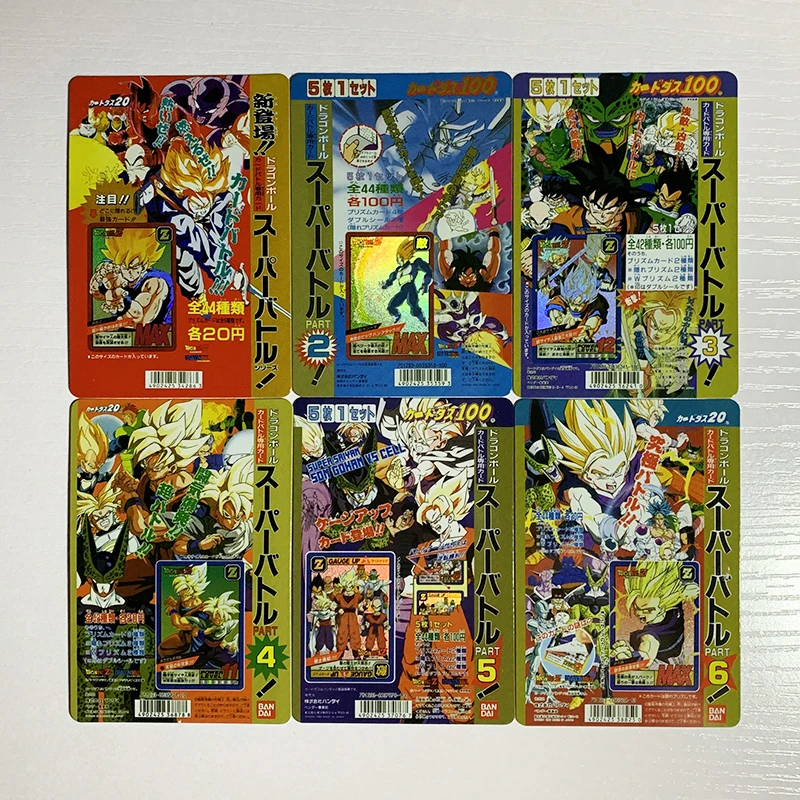 6pcs/set Super Saiyan Dragon Ball Z Machine Head Paper Heroes Battle Card Ultra Instinct Goku Vegeta Game Collection Cards
6pcs/set Super Saiyan Dragon Ball Z Machine Head Paper Heroes Battle Card Ultra Instinct Goku Vegeta Game Collection Cards