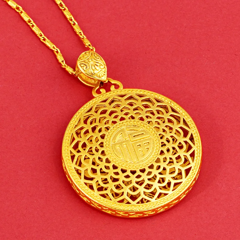 Auspicious Eight Treasure Compass Pendant Accessories Ancient Gold Hollow For Men and Women Necklace Jewelry Holiday Gift
Auspicious Eight Treasure Compass Pendant Accessories Ancient Gold Hollow For Men and Women Necklace Jewelry Holiday Gift