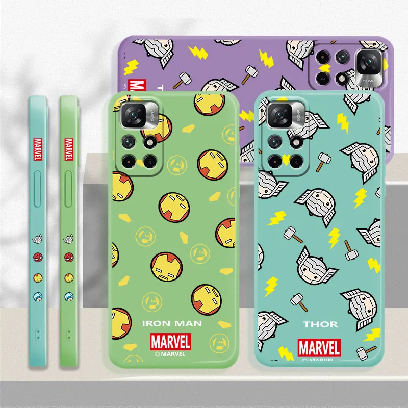 Etui Coque Liquid Spiderman Iron Man Captain For Redmi 9S 9C 10 9T K30 K40 Note 10 Pro 8 9A 9 11 11T 11S Silky Silicone 
Etui Coque Liquid Spiderman Iron Man Captain For Redmi 9S 9C 10 9T K30 K40 Note 10 Pro 8 9A 9 11 11T 11S Silky Silicone