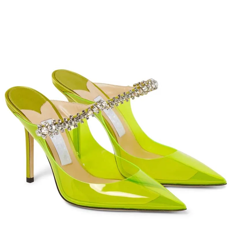 MKKHOU Fashion Sandals Women New Transparent TPU Pointed Toe Shallow Mouth Crystal With High-Heeled Mules Summer Modern Slippers
MKKHOU Fashion Sandals Women New Transparent TPU Pointed Toe Shallow Mouth Crystal With High-Heeled Mules Summer Modern Slippers