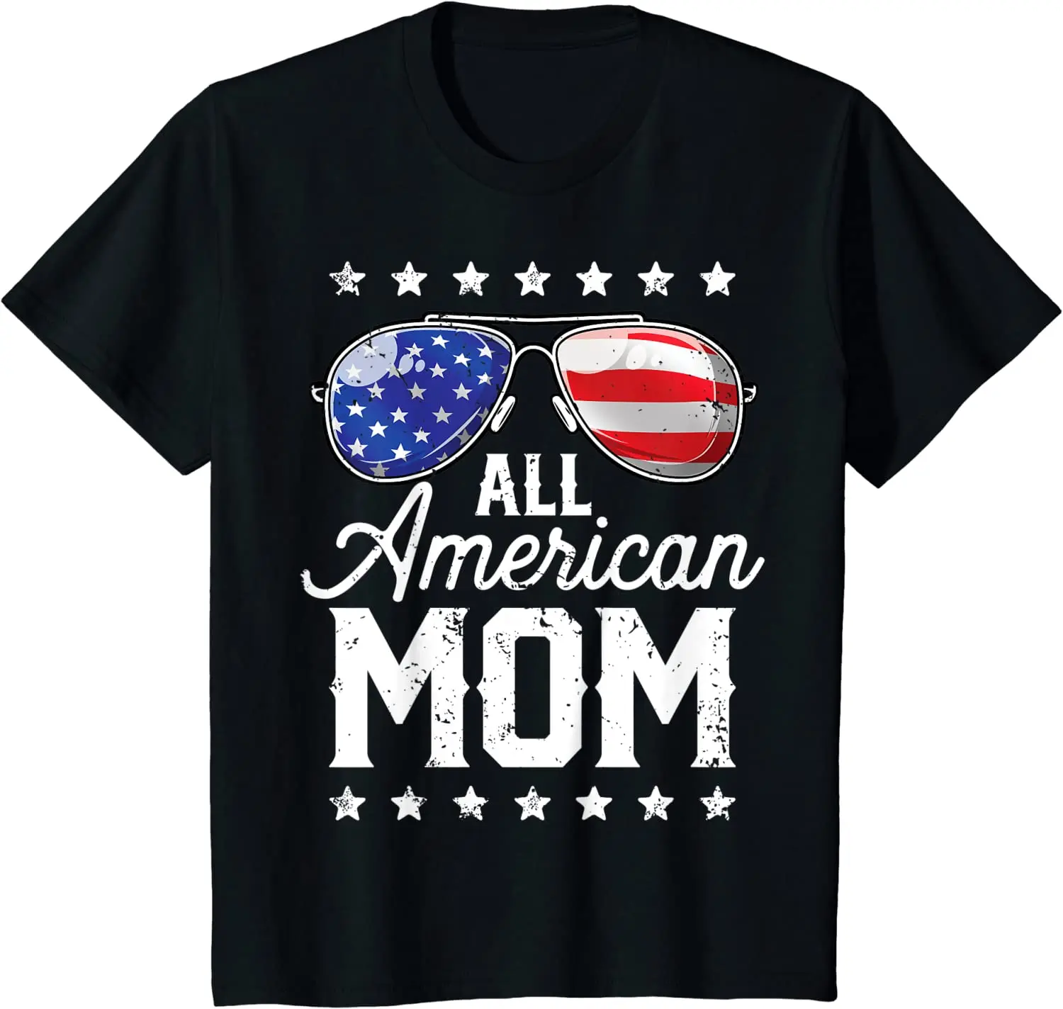 All American Mom 4th of July Sunglasses Family T-Shirt Independence Day Women Clothing Cotton Casual Daily Four Seasons Tees
All American Mom 4th of July Sunglasses Family T-Shirt Independence Day Women Clothing Cotton Casual Daily Four Seasons Tees
