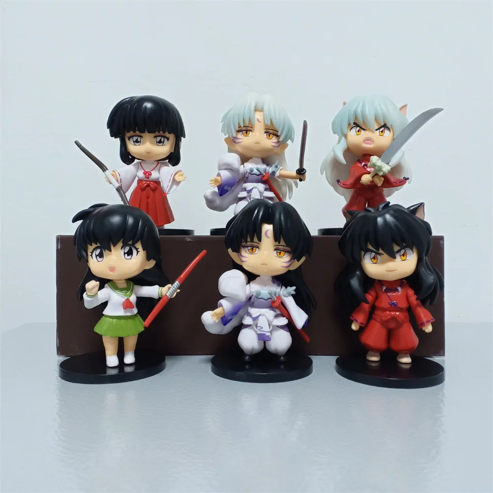 6 PCS/SET Anime Inuyasha Model Doll Action Figure Toy Sesshoumaru Kagome Kikyou Moroha Towa PVC Dolls For Collection Boy Gift
6 PCS/SET Anime Inuyasha Model Doll Action Figure Toy Sesshoumaru Kagome Kikyou Moroha Towa PVC Dolls For Collection Boy Gift
