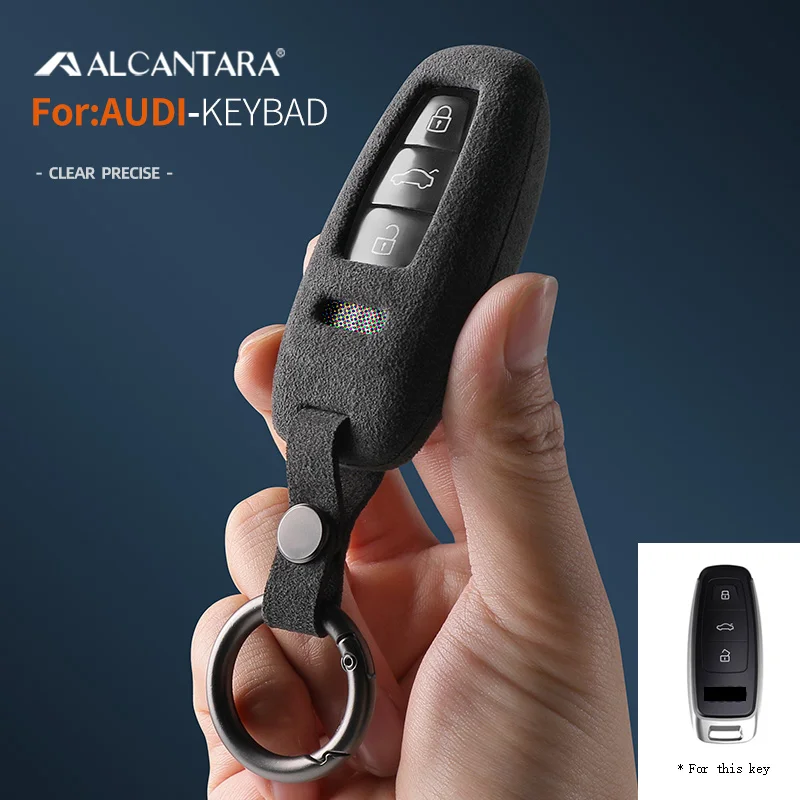 Tampa da chave do carro de liga de zinco para Audi A3 A6 A7 A8 Q6 Q7 Q8 e-tron 2018-H.B. 3 botões Auto Key Fob Shell proteger ac 
Tampa da chave do carro de liga de zinco para Audi A3 A6 A7 A8 Q6 Q7 Q8 e-tron 2018-H.B. 3 botões Auto Key Fob Shell proteger ac