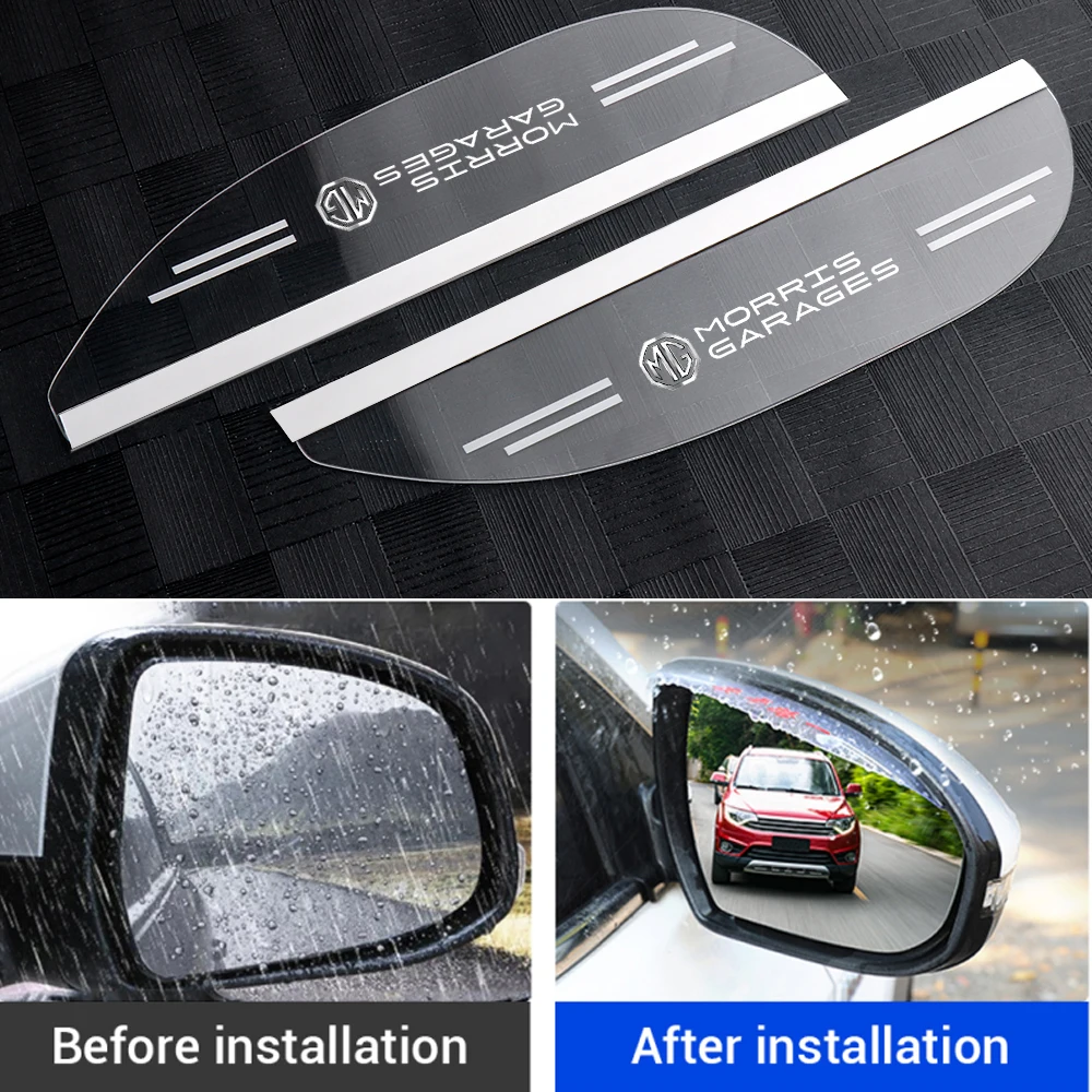 2PCS Rearview Mirror Rain Eyebrow Protection Rain Cover Sticker For MG HS HECTOR TF ZR EV GS EZS RX5 ZT ZS MG3 MG5 6 GT X-Power
2PCS Rearview Mirror Rain Eyebrow Protection Rain Cover Sticker For MG HS HECTOR TF ZR EV GS EZS RX5 ZT ZS MG3 MG5 6 GT X-Power