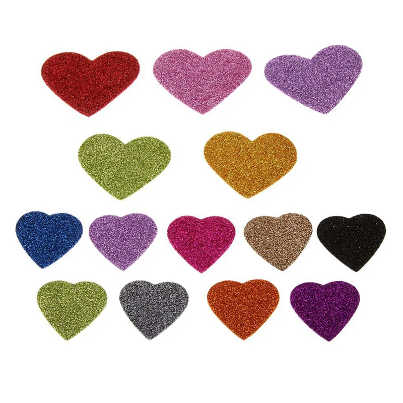 Pack Of 50 Pcs Glitter Foam Heart Shape Mixed Self Adhesive Sticker For Kids Crafting Other Craft
Pack Of 50 Pcs Glitter Foam Heart Shape Mixed Self Adhesive Sticker For Kids Crafting Other Craft