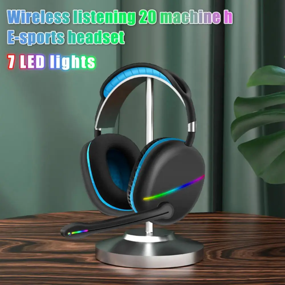 Gamer Headset Head-mounted Call Function Wireless Headphones Led Colorful Lights Stereo Earphone Tws Earbuds
Gamer Headset Head-mounted Call Function Wireless Headphones Led Colorful Lights Stereo Earphone Tws Earbuds