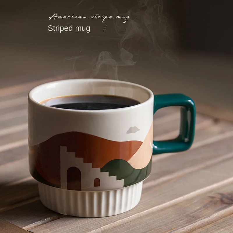 Mo Landi Retro Ceramic Mug Drinking Cup Breakfast Cup Milk Coffee Cup Flower Cup Nordic
Mo Landi Retro Ceramic Mug Drinking Cup Breakfast Cup Milk Coffee Cup Flower Cup Nordic