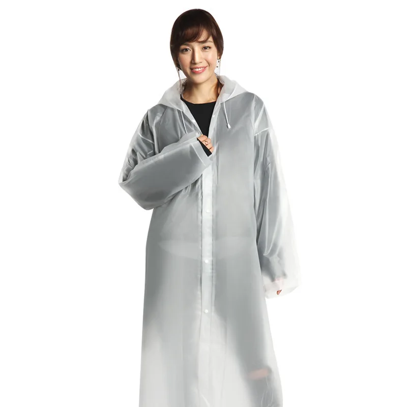 Adult Thick Rain Coat EVA Rain Poncho for Women and Men Emergency Rain Gear Jacket for Theme Park Hiking Camping
Adult Thick Rain Coat EVA Rain Poncho for Women and Men Emergency Rain Gear Jacket for Theme Park Hiking Camping