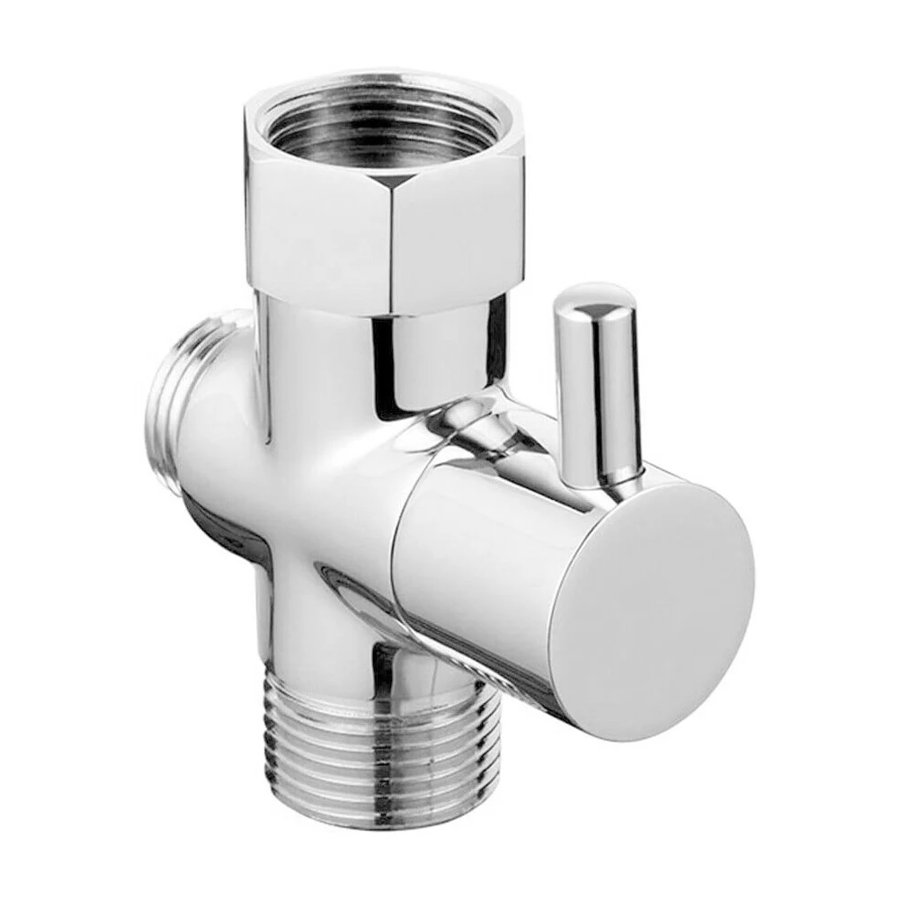 G1/2in 3 Way Brass Diverter Valve T Adapter Converter Chrome For Shower Head Diverter Valve Three-way Water Distribution Valve
G1/2in 3 Way Brass Diverter Valve T Adapter Converter Chrome For Shower Head Diverter Valve Three-way Water Distribution Valve