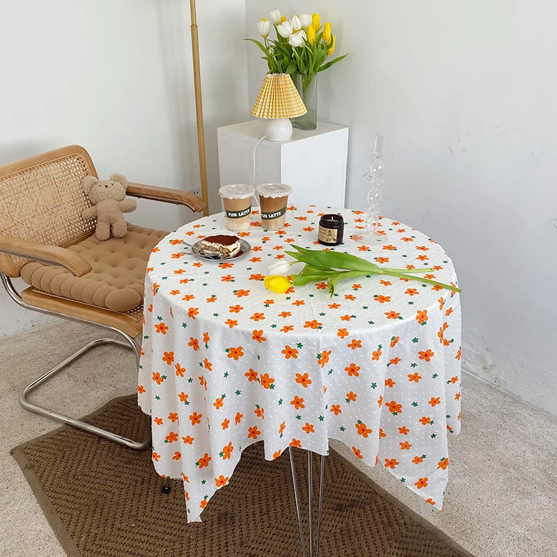 INS Korean Style Homemade Idyllic Sun Flower Tablecloth Color Girl's Heart Side Dining Table Cushion Tea Table Picnic Tablecloth
INS Korean Style Homemade Idyllic Sun Flower Tablecloth Color Girl's Heart Side Dining Table Cushion Tea Table Picnic Tablecloth