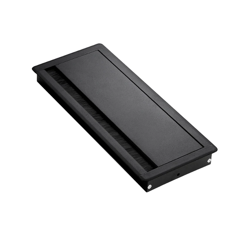 Furniture Hardware Rectangle Hole Cover With Brush Port Aluminium Alloy PC Computer Table Cable Tidy Outlet Surface Desk Grommet
Furniture Hardware Rectangle Hole Cover With Brush Port Aluminium Alloy PC Computer Table Cable Tidy Outlet Surface Desk Grommet