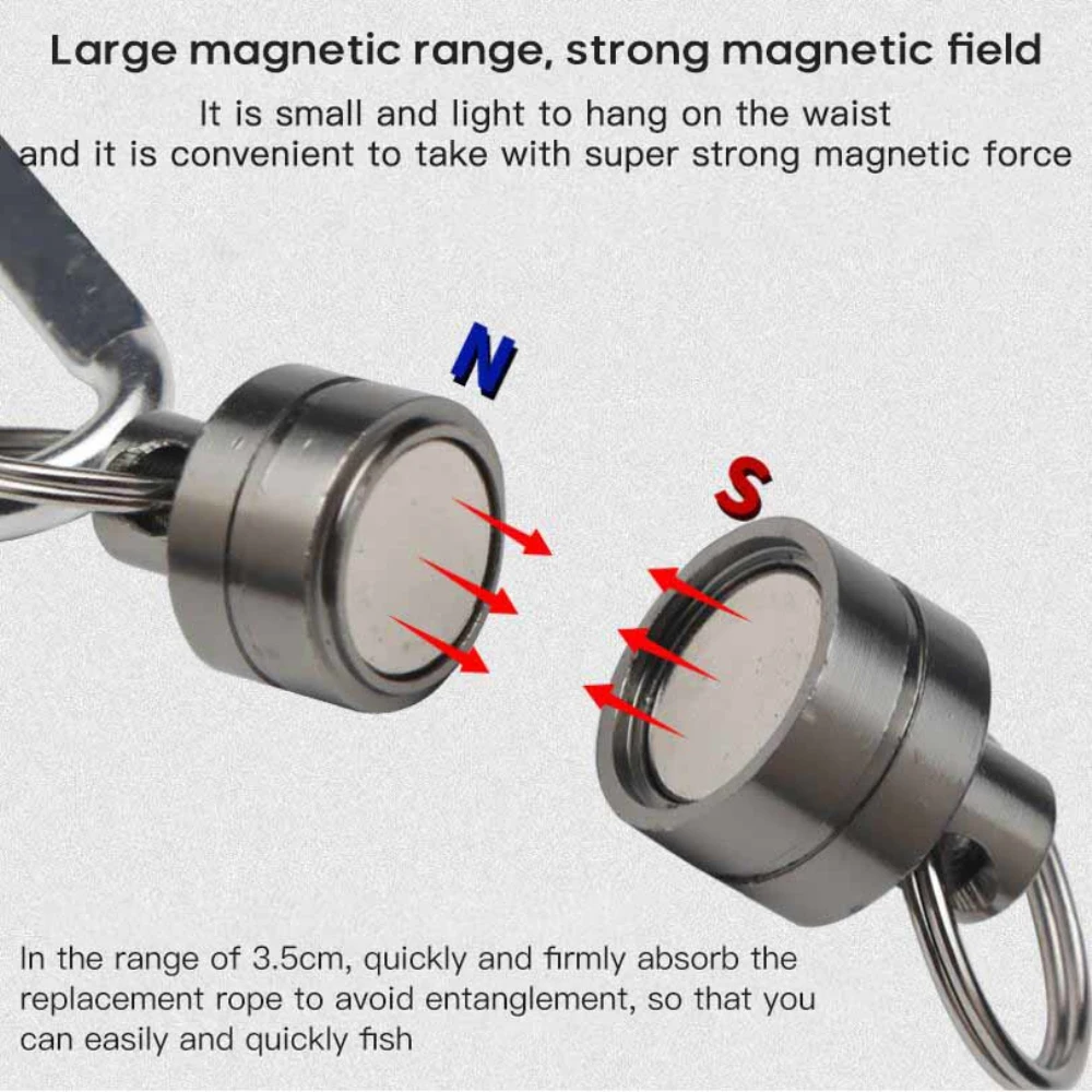 Multifunction Magnetic Clasps Magnetic mountaineering buckle KEY CHAIN Outdoor Fishing Mountaineering Anti-loss rope
Multifunction Magnetic Clasps Magnetic mountaineering buckle KEY CHAIN Outdoor Fishing Mountaineering Anti-loss rope