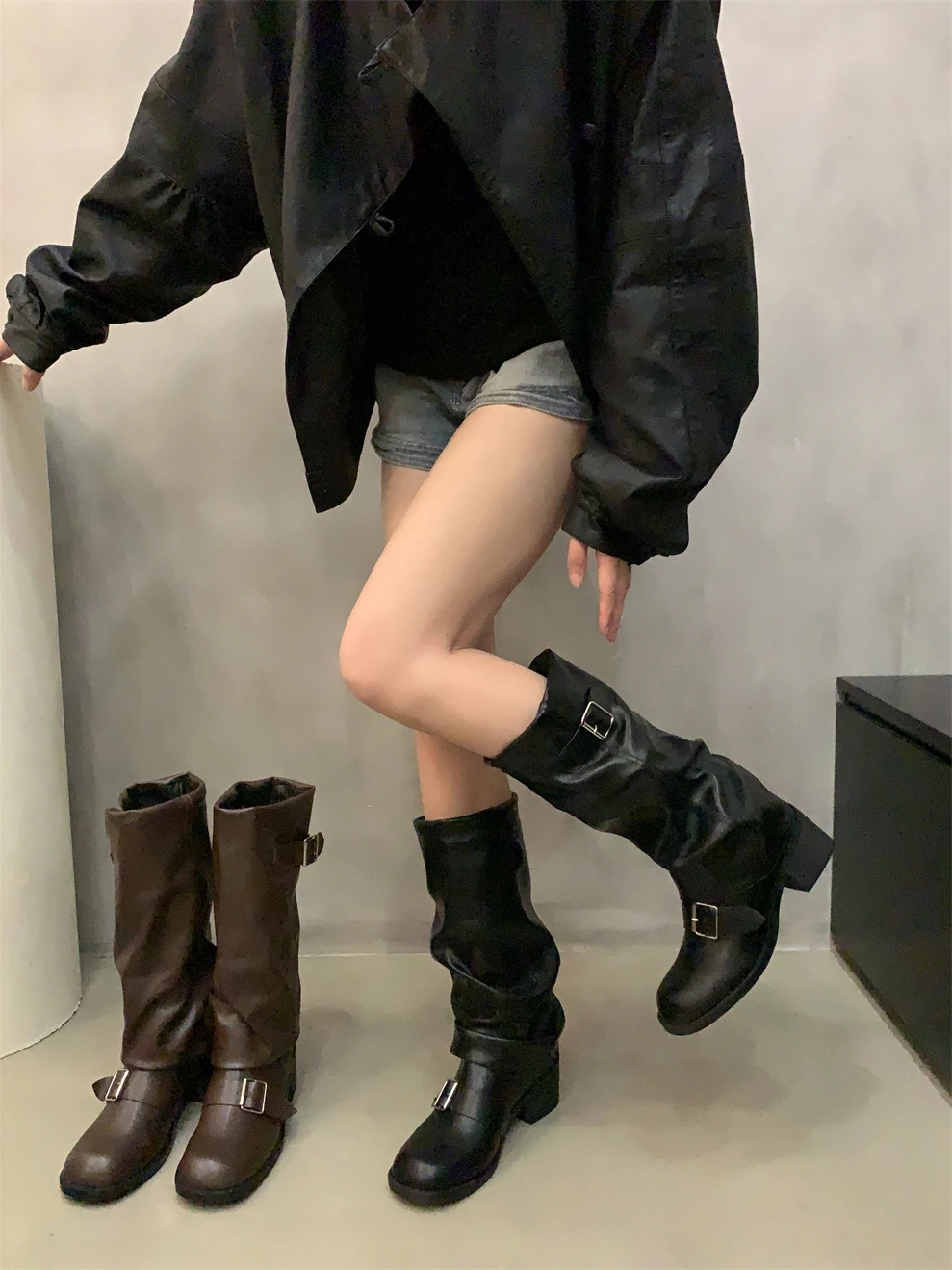 Boots Round Toe Women Shoes Autumn Winter Footwear Sexy Thigh High Heels High Sexy Luxury Designer Med 2023 Over-the-Knee Fashi
Boots Round Toe Women Shoes Autumn Winter Footwear Sexy Thigh High Heels High Sexy Luxury Designer Med 2023 Over-the-Knee Fashi