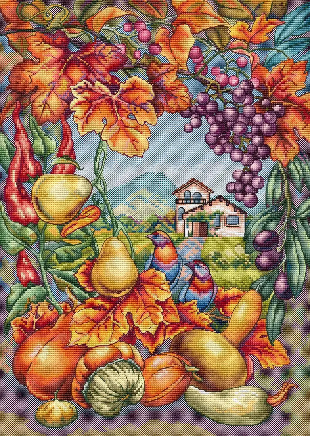 Harvest Autumn 37-48-1 Embroidery DIY 14CT Unprinted Arts Cross stitch kits Set Cross-Stitching Home Decor
Harvest Autumn 37-48-1 Embroidery DIY 14CT Unprinted Arts Cross stitch kits Set Cross-Stitching Home Decor