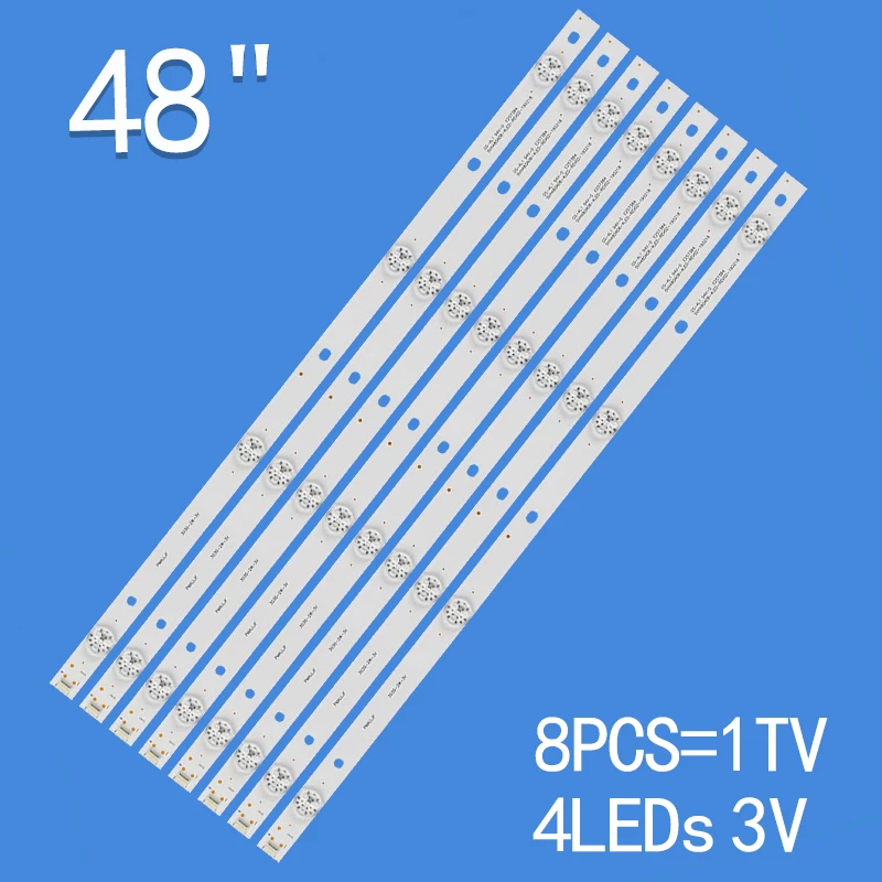 new 8pcs*4LEDs For Hisense 48" TV LED48EC520UA LED48K300U LED48EC290 48K220PW SVH480A08_4LED_REV02 SVH480A08
new 8pcs*4LEDs For Hisense 48" TV LED48EC520UA LED48K300U LED48EC290 48K220PW SVH480A08_4LED_REV02 SVH480A08