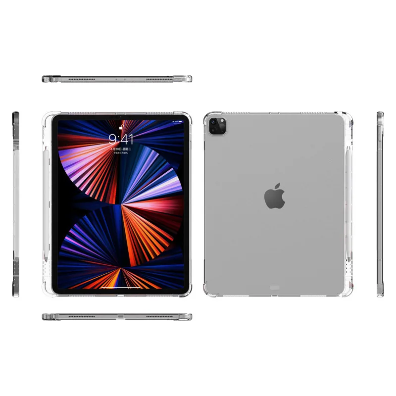 Soft TPU Cover For iPad 10.9 2022 Air 5 4 2020 10.2 2021 Mini 6 Case Pencil Holder Funda Air 3 2019 Capas Pro 11 9.7 2017 2018 
Soft TPU Cover For iPad 10.9 2022 Air 5 4 2020 10.2 2021 Mini 6 Case Pencil Holder Funda Air 3 2019 Capas Pro 11 9.7 2017 2018