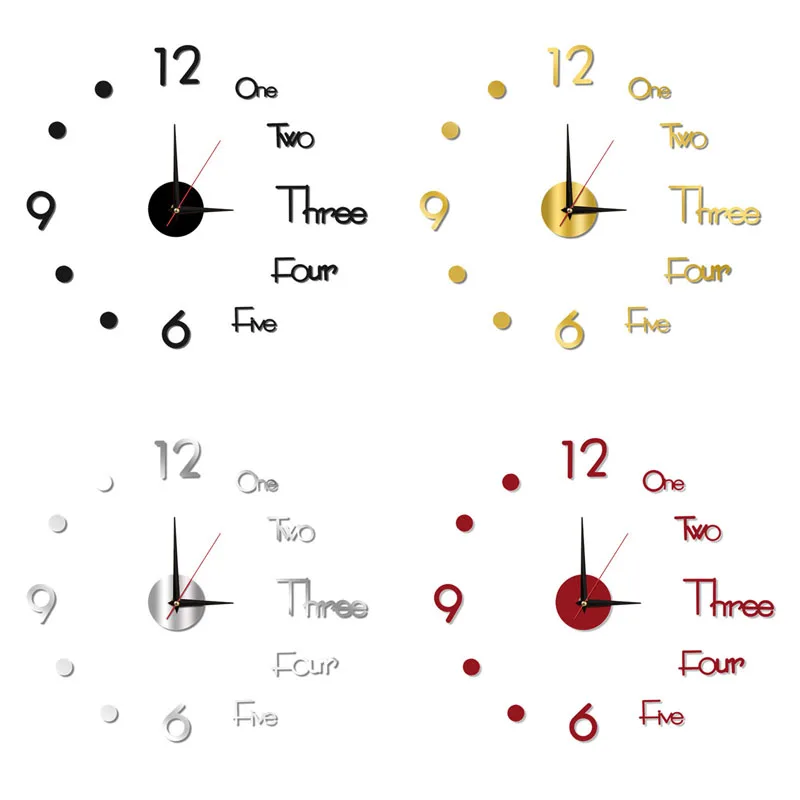 Mini Home Wall Clock 3D DIY Acrylic Mirror Stickers For Home Decoration Living Room Quartz Needle Self Adhesive Hanging Watch
Mini Home Wall Clock 3D DIY Acrylic Mirror Stickers For Home Decoration Living Room Quartz Needle Self Adhesive Hanging Watch