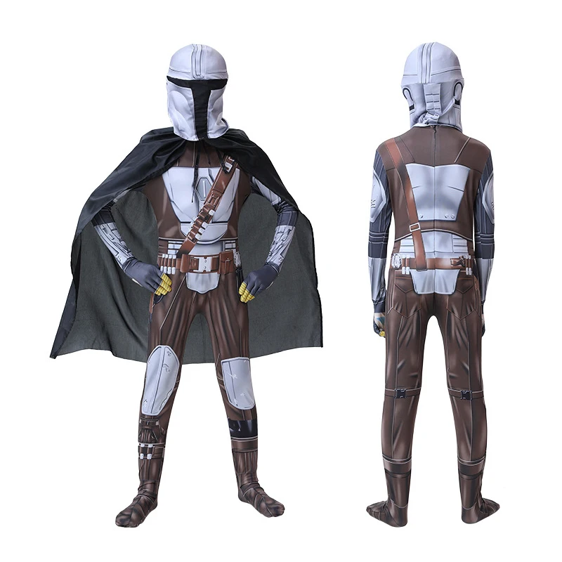 Movie Mandalorian Costume Helmet Jumpsuit Headgear Kids Boy Cosplay Costume Bounty Hunter Mandalorian Halloween Outfit Bodysuit
Movie Mandalorian Costume Helmet Jumpsuit Headgear Kids Boy Cosplay Costume Bounty Hunter Mandalorian Halloween Outfit Bodysuit