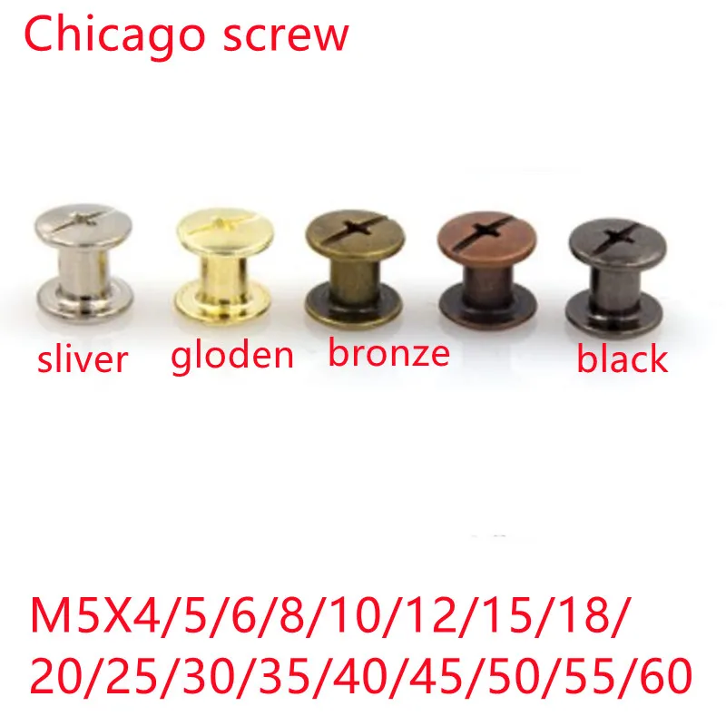 10/20sets M5 length 4mm to 60mm Metal Chicago Screws Nails Studs Snap Rivets For Photo Album Butt account book screw
10/20sets M5 length 4mm to 60mm Metal Chicago Screws Nails Studs Snap Rivets For Photo Album Butt account book screw