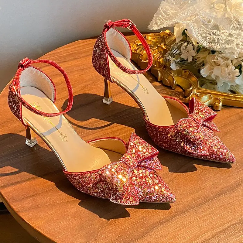 Luxury Sandals Women High Heels Fashion Hollow Baotou Sandals Stiletto Heels Women Party Dress Shoes 2023 New Zapatos De Mujer
Luxury Sandals Women High Heels Fashion Hollow Baotou Sandals Stiletto Heels Women Party Dress Shoes 2023 New Zapatos De Mujer
