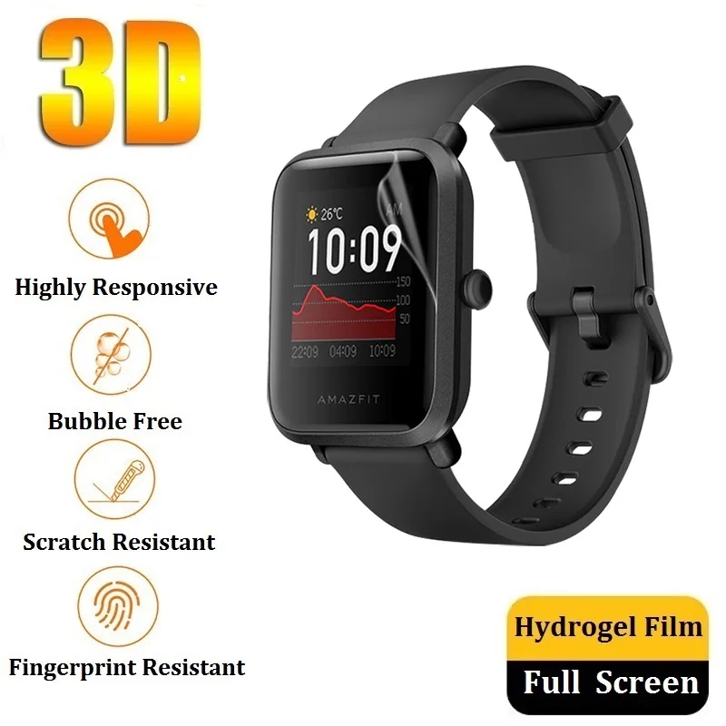 3 шт. Гидрогелевая Защитная пленка для Amazfit Bip S Lite, защитная пленка для экрана для Amazfit Bip S Lite
3 шт. Гидрогелевая Защитная пленка для Amazfit Bip S Lite, защитная пленка для экрана для Amazfit Bip S Lite