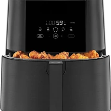 Touch Air Fryer, 8-Quart Family Size, One-Touch Digital Controls for Healthy Cooking, Presets for French Fries, Chicken, Meat, F