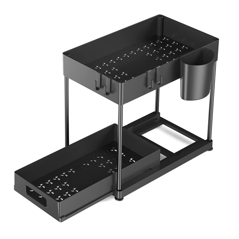 1 Piece Kitchen Organizer Table Top Double-Layer Pull-Out Shelf Cabinet Pull-Out Sink Rack
1 Piece Kitchen Organizer Table Top Double-Layer Pull-Out Shelf Cabinet Pull-Out Sink Rack