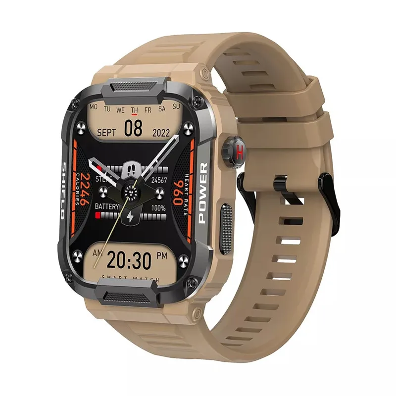 

Смарт-часы MK66 мужские с Bluetooth, 1,85 дюйма, пульсометром, аккумулятором 400 мА · ч