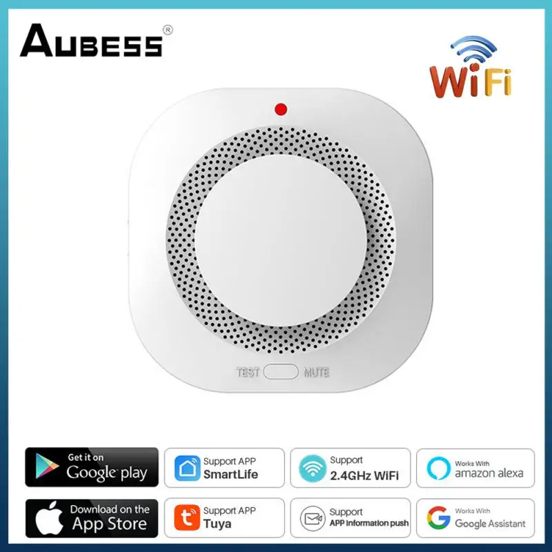 10pcs Smoke Detector Sensor Smart Home Wifi Alarm Fire Smart Smoke Detector Fire Protection With Amazon Alexa Google Assistant
10pcs Smoke Detector Sensor Smart Home Wifi Alarm Fire Smart Smoke Detector Fire Protection With Amazon Alexa Google Assistant