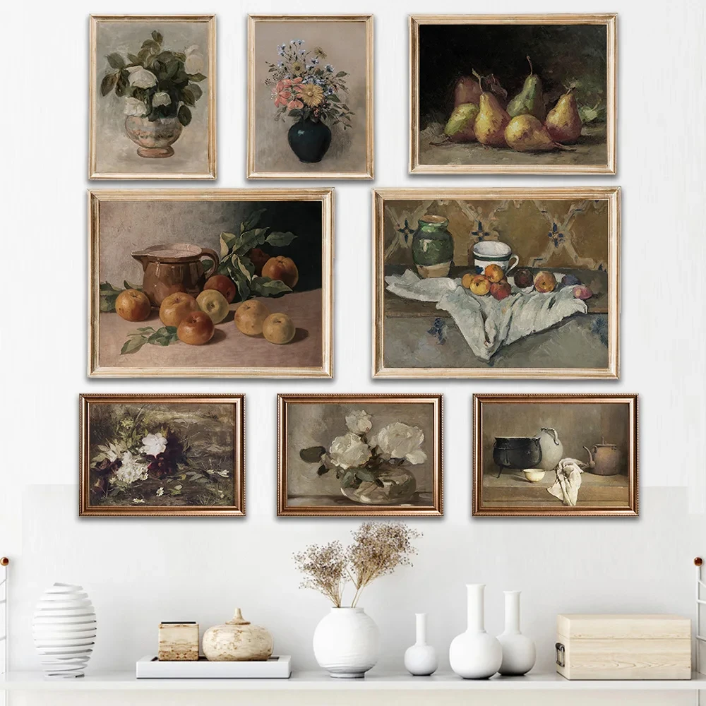 Vintage Botanical Wall Art Print, Neutral Still Life, Roses Painting, Farmhouse Fruit Artwork for Country Kitchen Decor
Vintage Botanical Wall Art Print, Neutral Still Life, Roses Painting, Farmhouse Fruit Artwork for Country Kitchen Decor