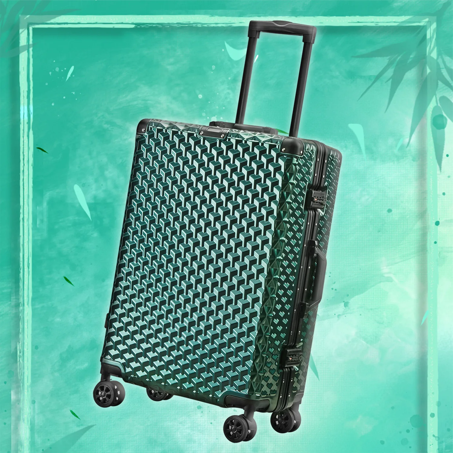 

Алюминиевый Чехол для делового чемодана на колесиках 20 дюймов 24 дюйма 28 дюймов модные высококачественные чемоданы