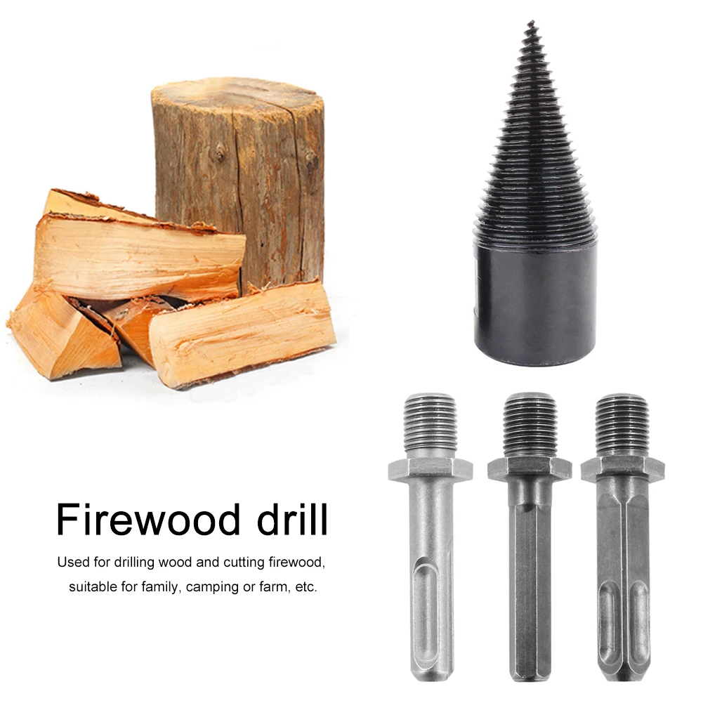Firewood Splitter Machine Wood Cone Reamer Punch Driver Split Drilling Tool Hole Digger Garden Auger Yard Tool 4pcs
Firewood Splitter Machine Wood Cone Reamer Punch Driver Split Drilling Tool Hole Digger Garden Auger Yard Tool 4pcs