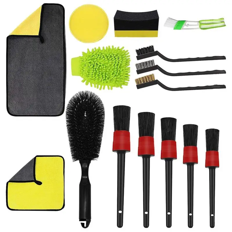 Auto Cleaning Brush Kit 15pcs/set Exterior Interior Car Detail Kit Multi-Purpose Cleaning Tools Set For Car Interior Exterior
Auto Cleaning Brush Kit 15pcs/set Exterior Interior Car Detail Kit Multi-Purpose Cleaning Tools Set For Car Interior Exterior